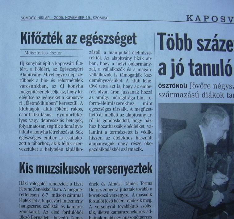 Újságcikk