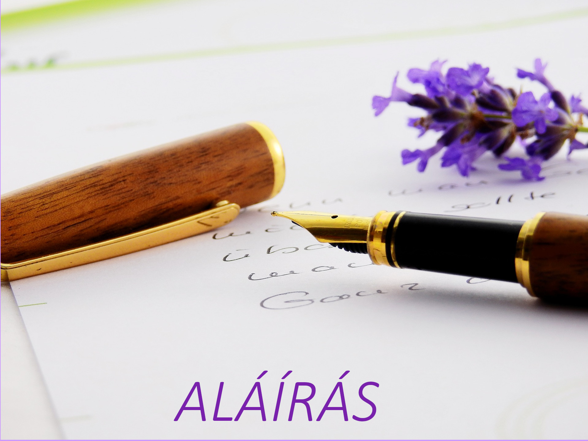 ALÁÍRÁS